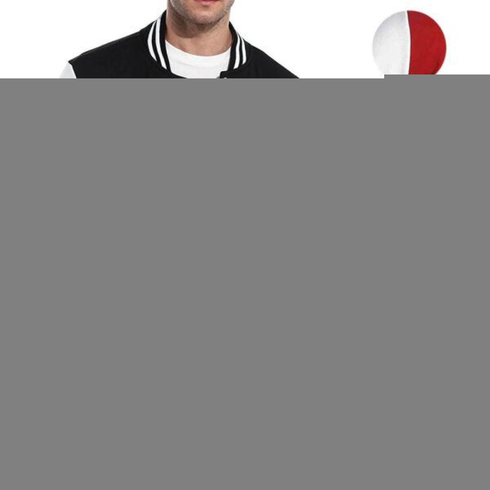 New Men's Premium Classic Snap Button Vintage Baseball Letterman Varsity Jacket New Men's Premium Classic Snap Button Vintage Baseball Letterman Varsity Jacket