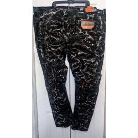 Big Men's Denim Drip Jeans