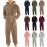 Men's One-piece Pajama Coral Fleece Jumpsuit Sleepwear Hooded Zipper Pocket