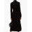 Black Velvet Women Dress Long Jacket with Belt Rhinestone Formal Party Lady Wear