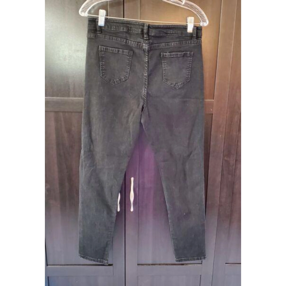 Unbranded Jeans Skinny Jeggings Stretch High Rise Women's 30" Waist Black Unbranded Jeans Skinny Jeggings Stretch High Rise Women's 30" Waist Black